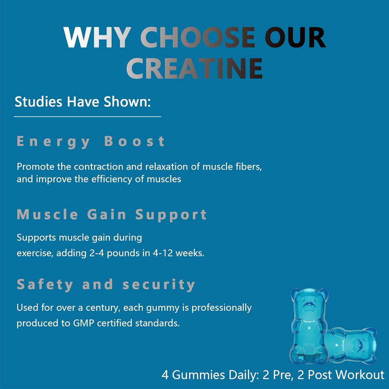 Creatine Gummy Monohydrate, En - Pre Workout Supplement review and price