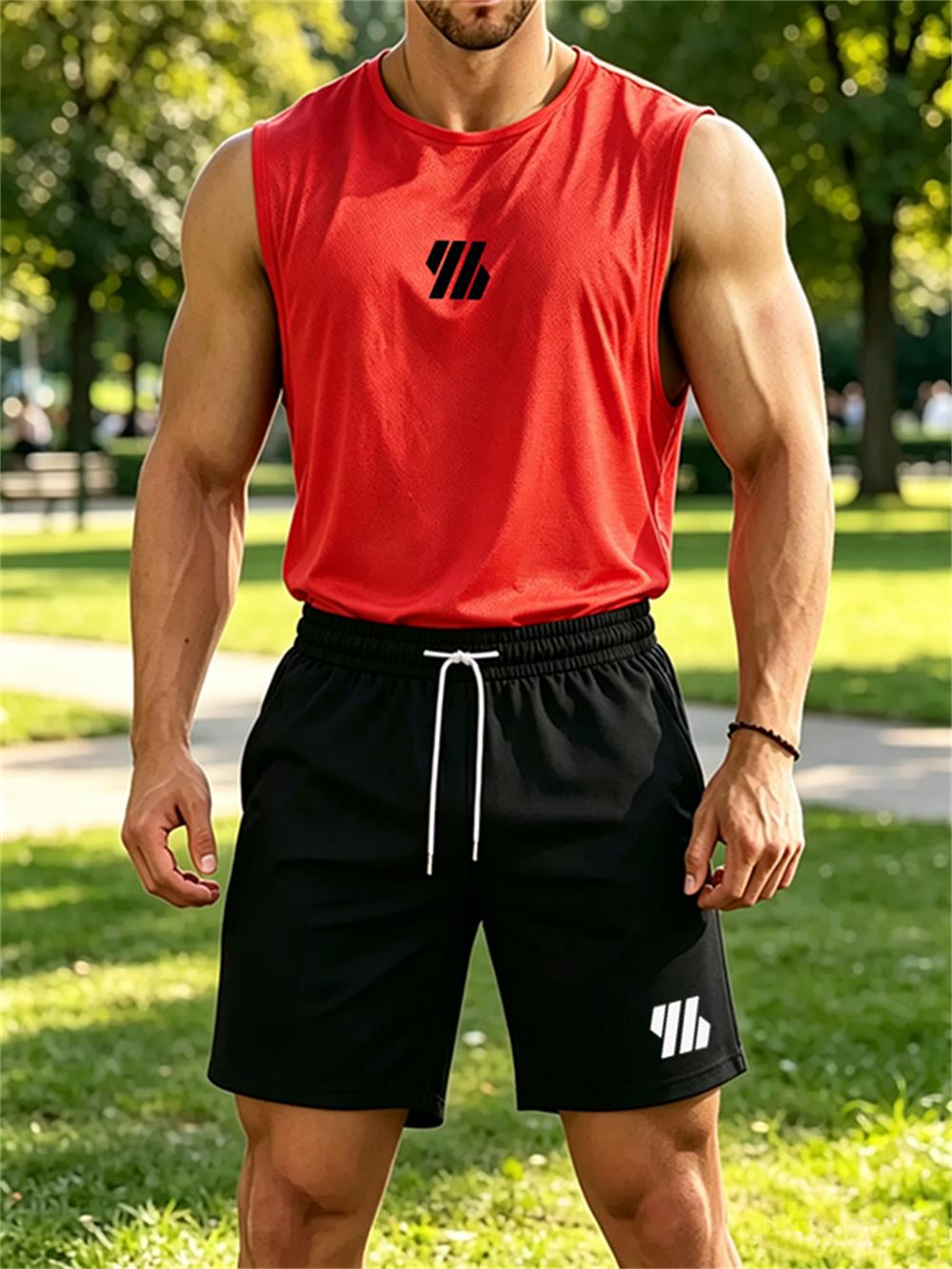 2026 new Men's Brand Vest Two- - Fitness & Nutrition Lab review and price