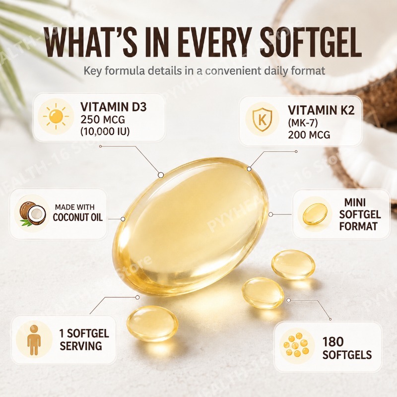 Vitamin D3 K2 Softgels with MK - Vitamin D3 K2 Drop review and price