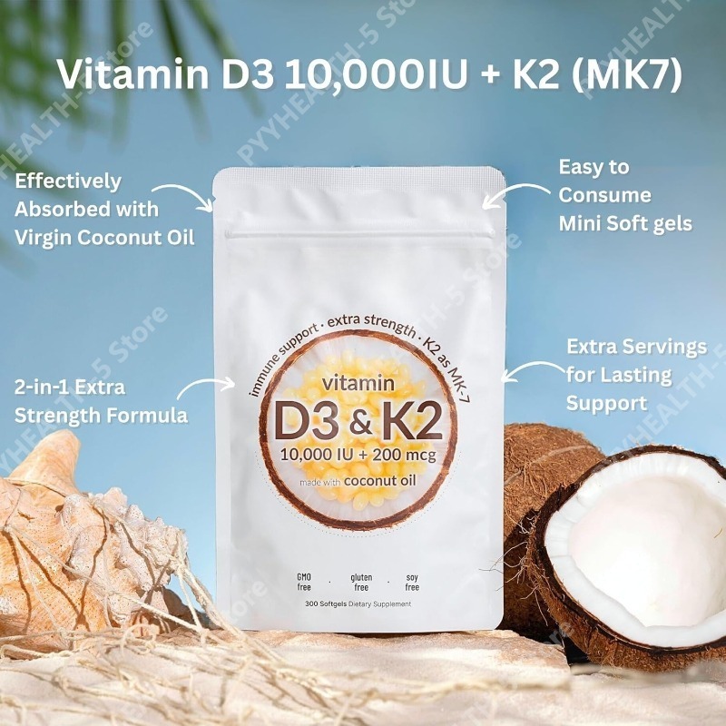 Vitamin D3 K2 Softgels D3 1000 - Vitamin D3 K2 Drop review and price