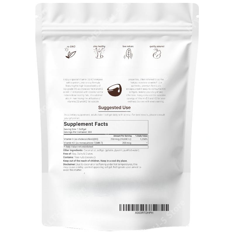 Vitamin D3 K2 Softgels D3 1000 - Vitamin D3 K2 Drop review and price
