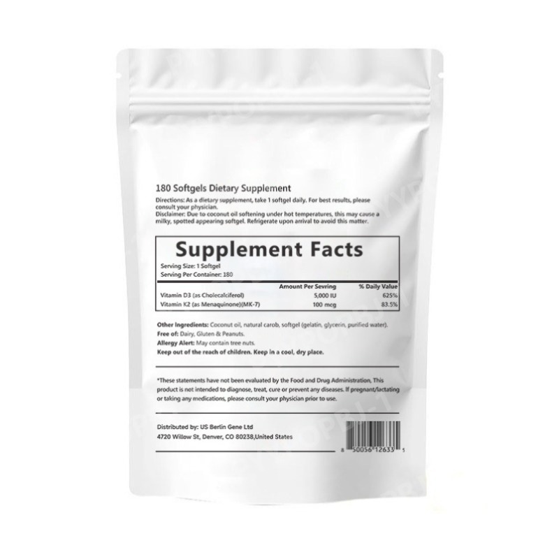 2-in-1 Vitamin D3+K2 Capsules  - Vitamin D3 K2 Drop review and price